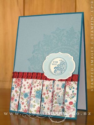 Twitterpated Box-Pleat Card
