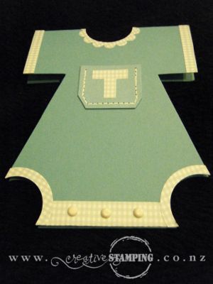 Jessica's Baby Onsie Card