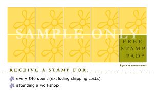 Creative Stamping Loyalty Card