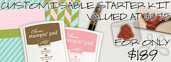 Customisable Starter Kit (valued at $375) for only $189!
