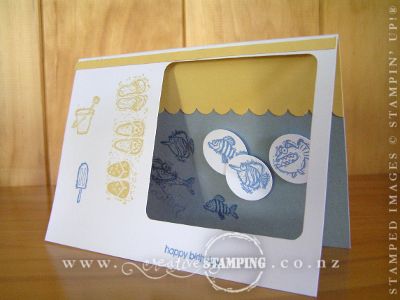 Master Three's Just Beachy Card