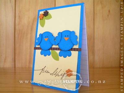 Bluebirds Altered Notepad