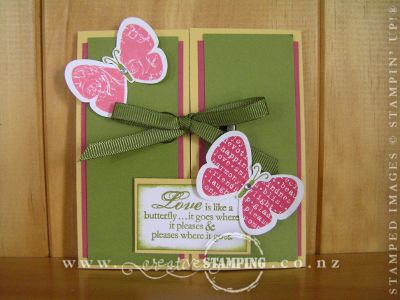 Juliette's Butterfly Prints Swap Card