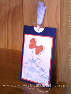 Butterfly Double-Slider Card