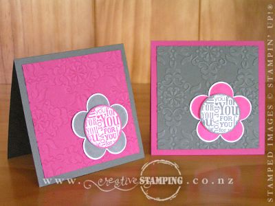 For You Flower Thank You Cards