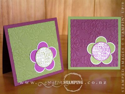 For You Flower Thank You Cards