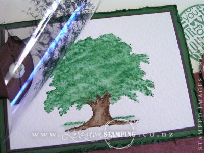 Lovely As A Tree Window Sheet Overlay Card