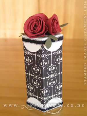 Love Letters Fancy Flower Tube Box