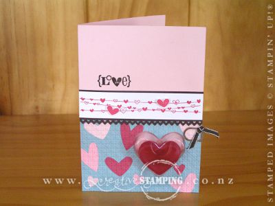 Love Defined Heart Treat Card