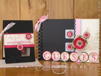 Wedding Card and Altered Guest Book