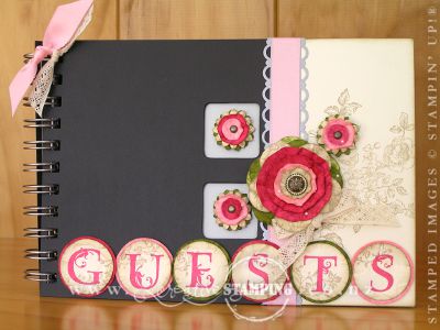 Altered Wedding Guest Book