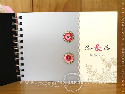 Altered Wedding Guest Book