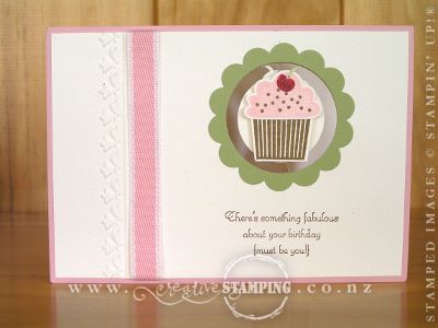 Create a Cupcake Suspension Card