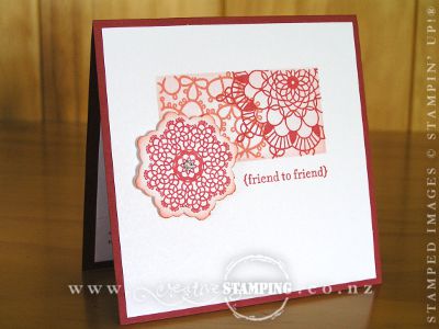 Delicate Doilies Swap Card