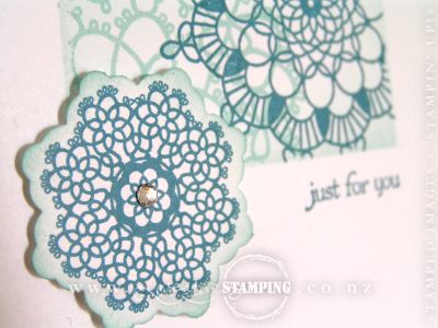 Delicate Doilies Swap Card