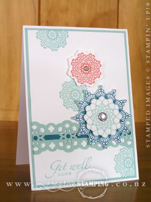 Delicate Doilies Get Well Card