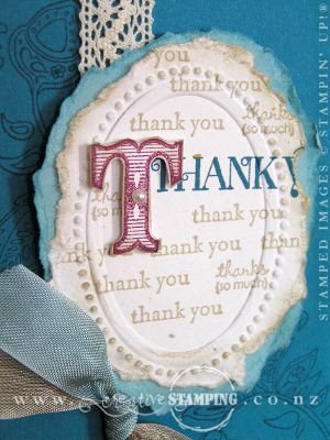 Paisley Petals Thank You Card
