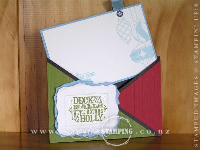Merry & Type Christmas Criss-Cross Card