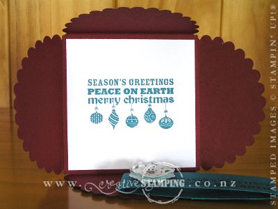Something For Christmas Petal Card