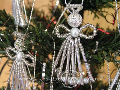 Beaded Angels Ornament
