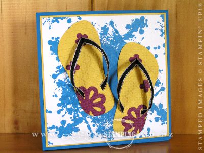 Jandal Twisted Easel Card