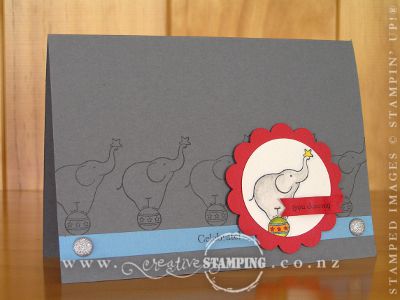 Under The Big Top Birthday Card