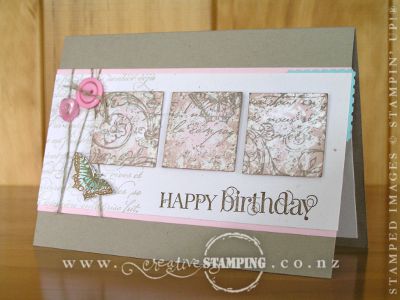 Very Vintage Popup Voucher Card