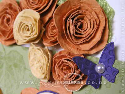 Rolled Roses Diamond Pocket Card