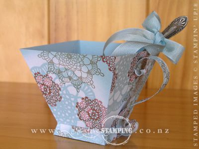 Delicate Doilies Tea Cup Box