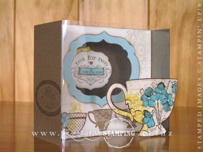 Tea Shoppe Diarama Card
