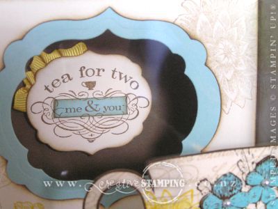 Tea Shoppe Diarama Card