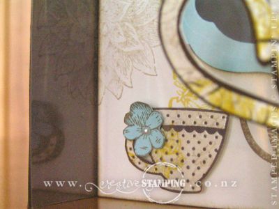 Tea Shoppe Diarama Card