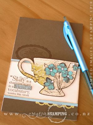 Tea Shoppe Notepad