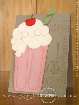 Milkshake Birthday Card