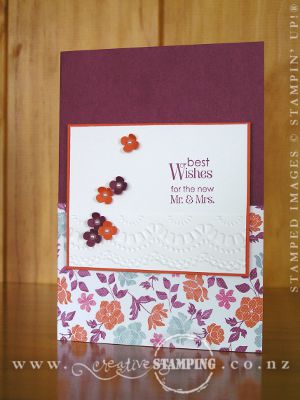 Popup Wedding Cake Card