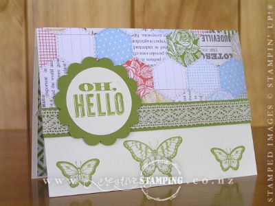 Oh, Hello Popup Butterfly Card