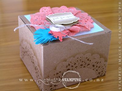 Kraft Gift Box - Cupcake Gift Box