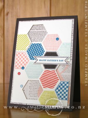 Six-Sided Sampler Father's Day Card