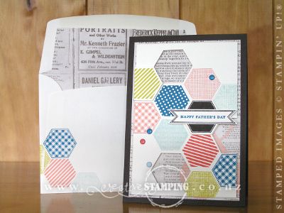 Six-Sided Sampler Father's Day Card