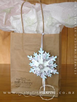 Festive Flurry Gift Tag and Bag