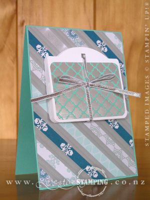 Winter Frost Photo Step Card