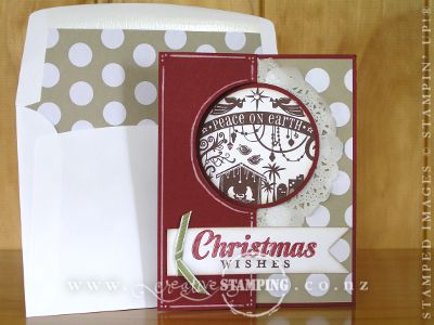 Wonderful Bless Circle Swing Card