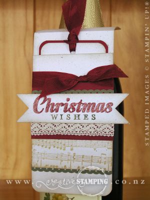 Christmas Wishes Traditional Bottle Tag