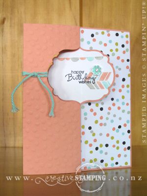 Petal Parade Birthday Swing Card