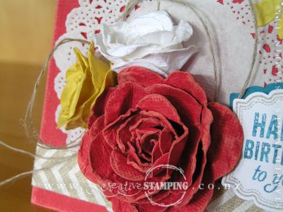 Spiral Flower Birthday Card