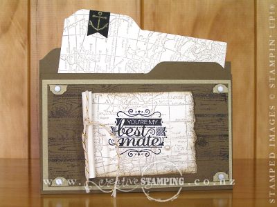 Hello, Sailor File Folder Card