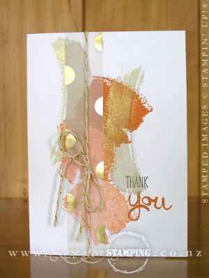 Tangelo Twist Work of Art Card