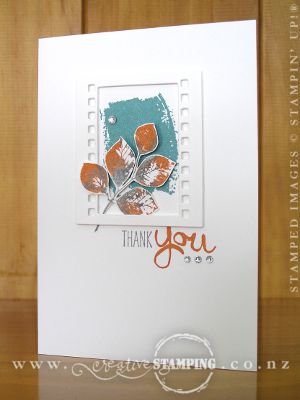 Framed Work of Art in Lost Lagoon and Tangelo Twist