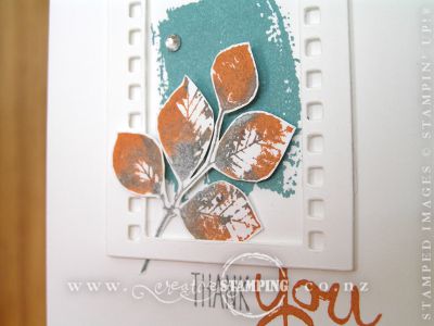 Framed Work of Art in Lost Lagoon and Tangelo Twist