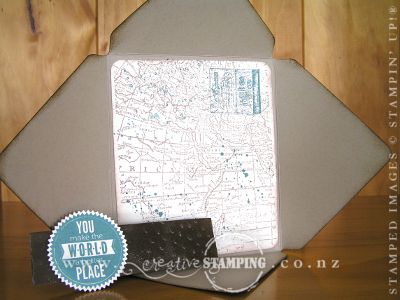 Traveler Distressed Envelope Card